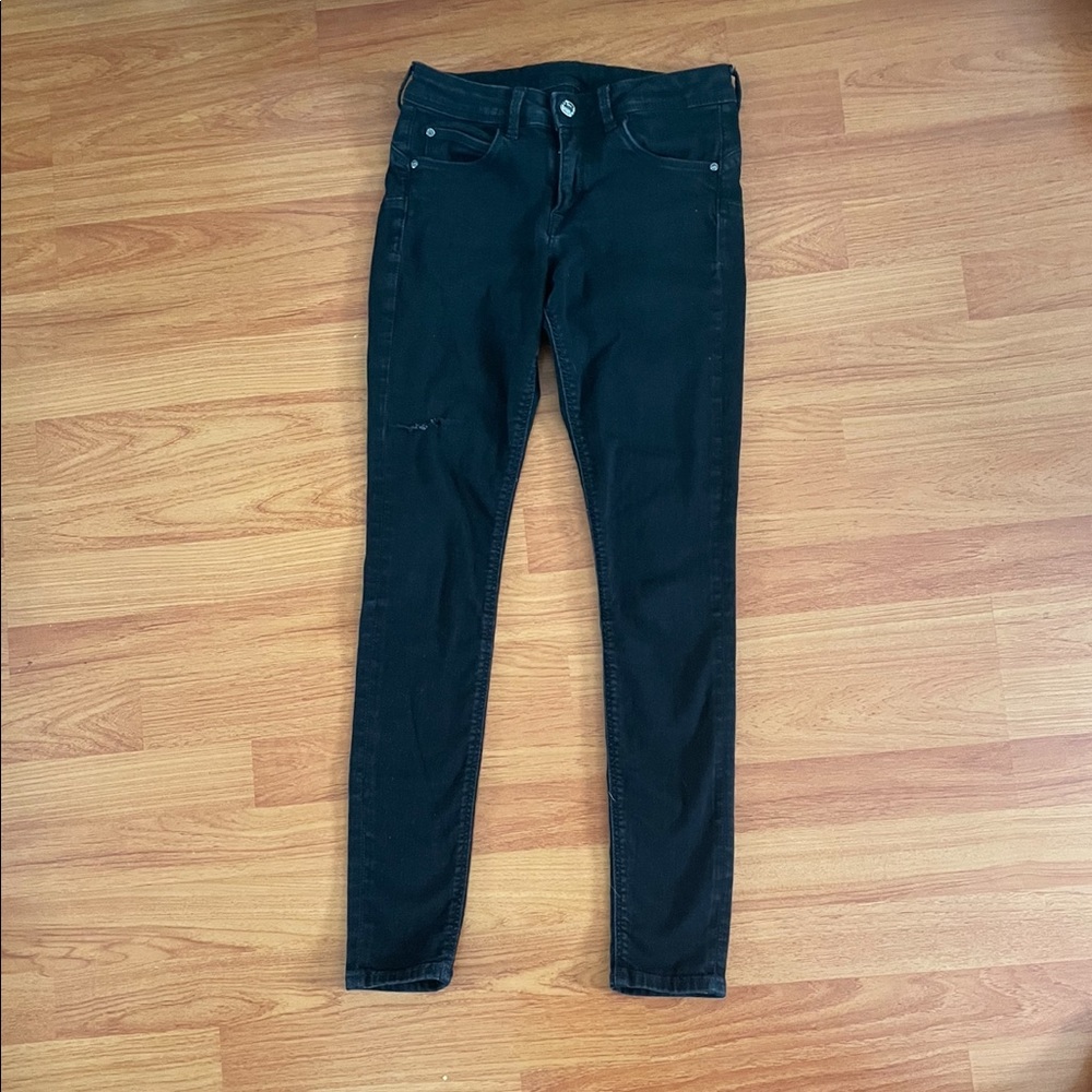Black jeggings